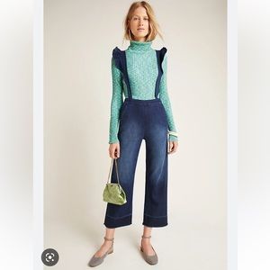 FLASH SALE 🌟 Anthropologie Overalls with Ruffle